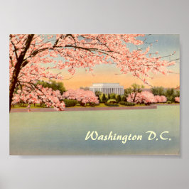 Vintage Poster, Washington DC Poster