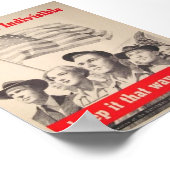 Vintage Poster Wereldoorlog II (Hoek)