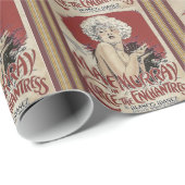 Vintage Poster Wrapping Paper Cadeaupapier (Rol Hoek)