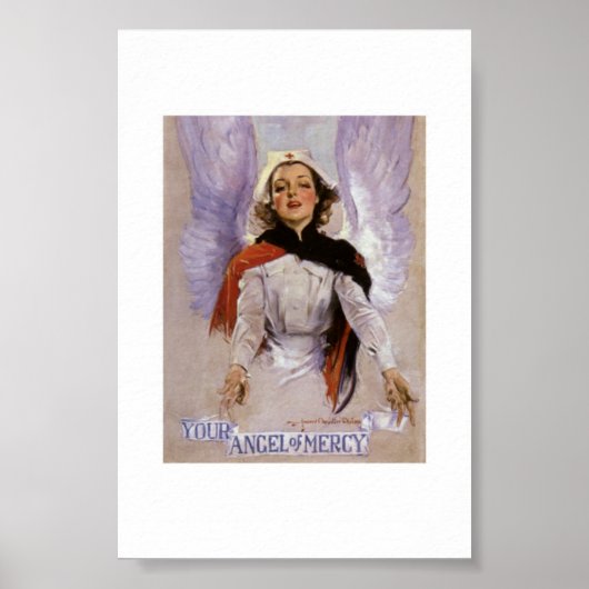vintage poster "Your Angel of Mercy" (Voorkant)