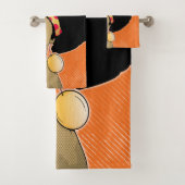 Vintage Poster Zwart Vrouw Bad Handdoek (Insitu)