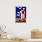 Vintage posterprint Weston Super Mare Poster (Keuken)