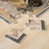 VINTAGE POSTERPUZZEL LEGPUZZEL (Zijkant)
