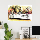 VINTAGE POSTERS - ALICE IN DE TEA PARTIJ - BEST (Thuiskantoor)