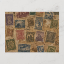 Vintage Postzegel Filatelistische Ephemera Briefkaart