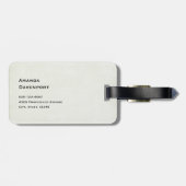 Vintage Pot of Gold and Rainbow Bagagelabel (Achterkant horizontaal)