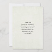 Vintage Pot of Gold and Rainbow Bedankkaart (Achterkant)