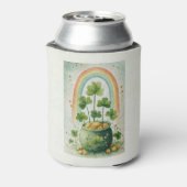 Vintage Pot of Gold and Rainbow Blikjeskoeler (Blikje Achterkant)