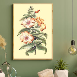 vintage prachtige hibiscus kantoor huis decoratie