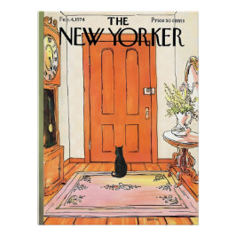 Vintage, Preppy Coquette Girl Glossy Poster