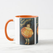 Vintage Prettig Halloween van Ellen Clapsaddle Mok (Links)