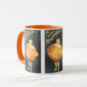 Vintage Prettig Halloween van Ellen Clapsaddle Mok (Voorkant links)