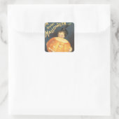 Vintage Prettig Halloween van Ellen Clapsaddle Vierkante Sticker (Tas)