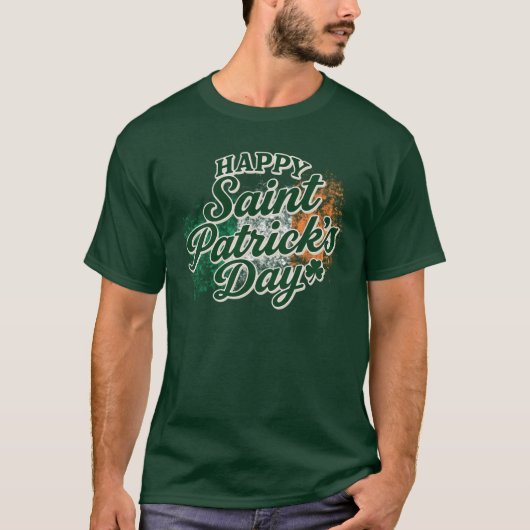 Vintage Prettig St. Patrick's dag T-shirt (Voorkant)