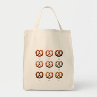 Vintage Pretzel Studie Raster Esthetische Boodscha Tote Bag