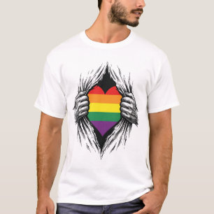 Vintage Pride Gescheurde Shirt Vector Design_1