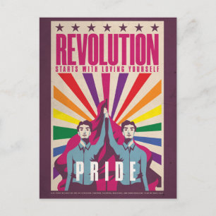 Vintage Pride Revolution Briefkaart