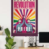 Vintage Pride Revolution Poster (Thuiskantoor)