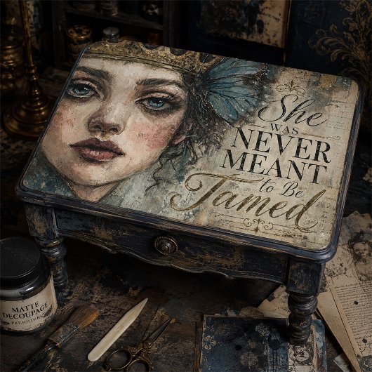 Vintage Prinses Fee Inspirerende Decoupage Tissuepapier