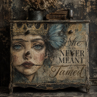 Vintage Prinses Fee Inspirerende Decoupage Tissuepapier