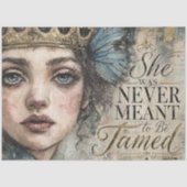 Vintage Prinses Fee Inspirerende Decoupage Tissuepapier (Voorkant)