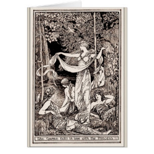 Vintage - Prinses & Hare Court aan het meer,