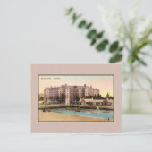 Vintage Prinses Hotel Bermuda Briefkaart (Staand voorkant)