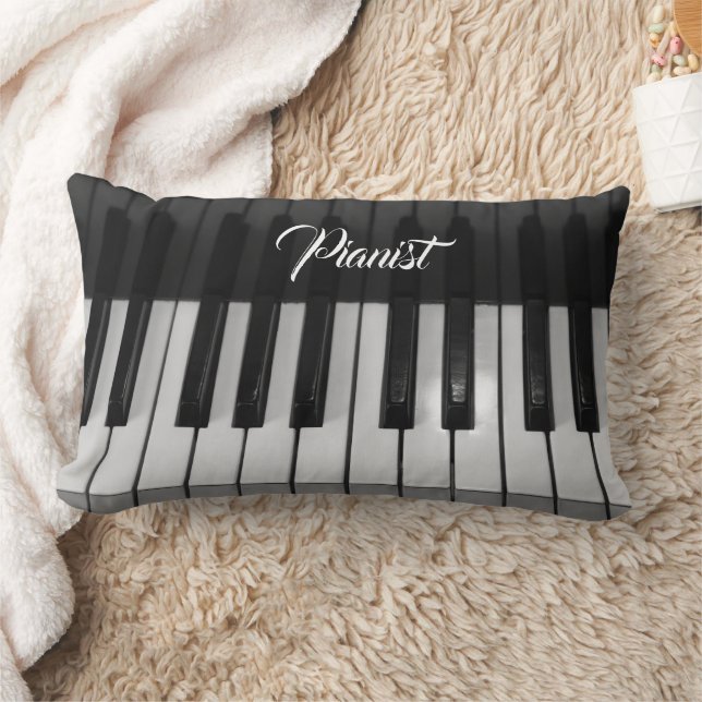 Vintage Professionele Pianist  Kussen (Deken)