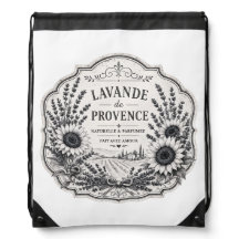 vintage provence lavendel en zonnebloem
