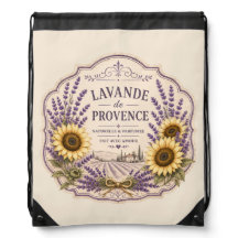 vintage provence lavendel en zonnebloem