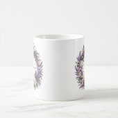 vintage provence lavendelkrans koffiemok (Center)