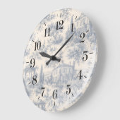 vintage provence patroon grote klok (Hoek)