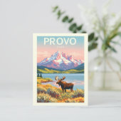 Vintage Provo Utah Briefkaart (Staand voorkant)