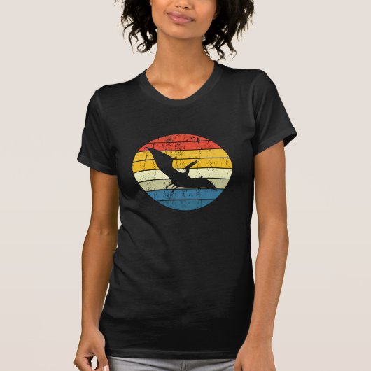 Vintage PterodactylRetro Dinosaur T-shirt (Voorkant)