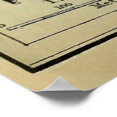 Vintage Pula Croatia Map (1911) Poster (Hoek)