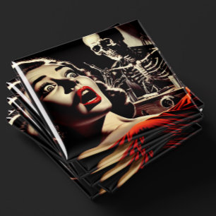 Vintage Pulp Horror Vrouw Magneet