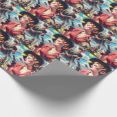 Vintage Pulp Western Illustration Cadeaupapier (Hoek)