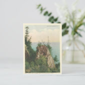 Vintage Pulpit Rock Marquette Michigan Briefkaart (Staand voorkant)