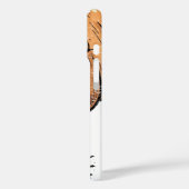 Vintage Pumpkin Cat “Meowloween” iPhone Case (Achterkant / Links)