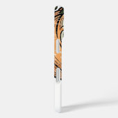 Vintage Pumpkin Cat “Meowloween” iPhone Case (Achterkant / Rechts)