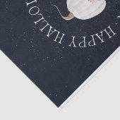 Vintage Pumpkin Happy Halloween Party Gift Tissuepapier (Detail)