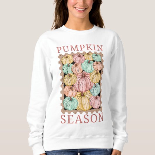 Vintage Pumpkin Season Trui (Voorkant)