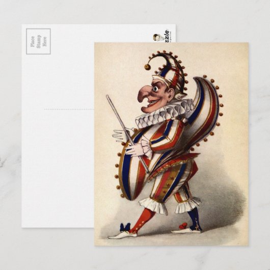 Vintage Punch Briefkaart (Voorkant / Achterkant)