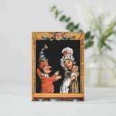 Vintage Punch en Judy Show Briefkaart (Staand voorkant)
