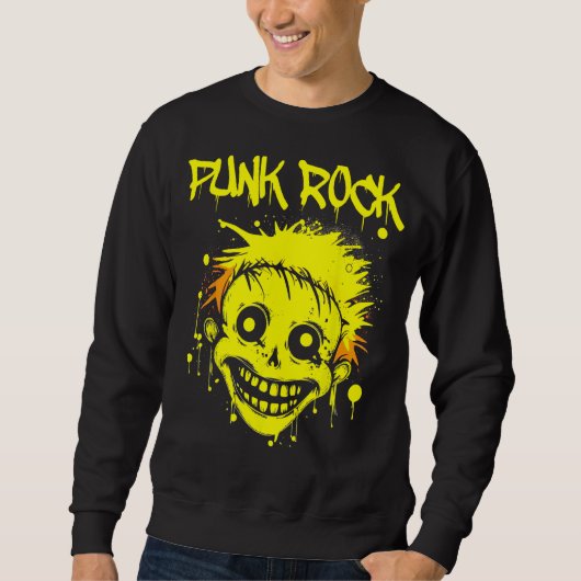 Vintage Punk Rock Concert  Punk Trui (Voorkant)