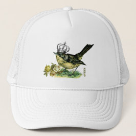 Vintage Queen Bird Valentijnsdag Gift Trucker Pet