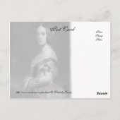 Vintage Queen Victoria London Briefkaart (Achterkant)