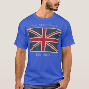 Vintage Queens Platinum Jubilee Souvenir Merchandi T-shirt