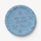 Vintage QUIDDITCH™ Schetspatroon Papieren Bordje (Voorkant)