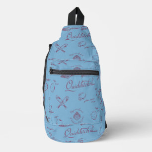 Vintage QUIDDITCH™ Schetspatroon Sling Bag